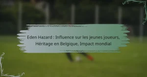 Eden Hazard : Influence sur les jeunes joueurs, Héritage en Belgique, Impact mondial
